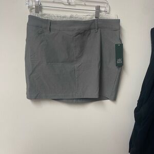 Wild Fable Lace-Trimmed Gray Skirt